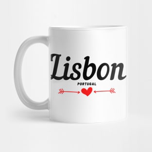 Travel Lisbon Portugal Mug